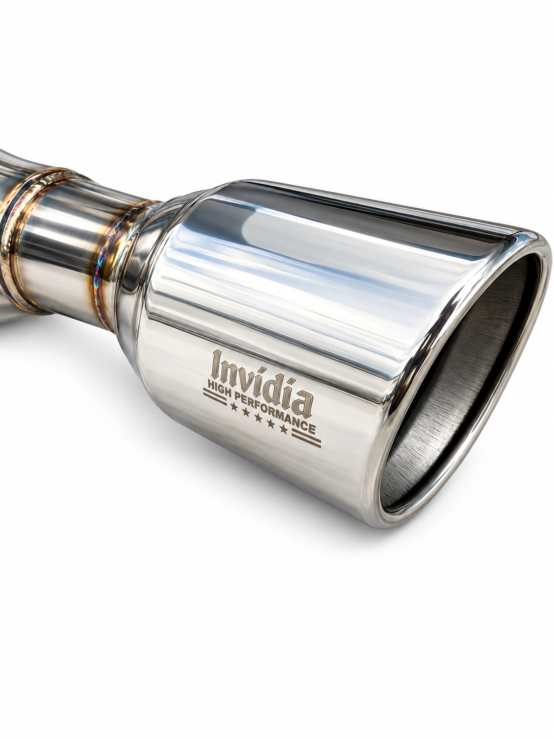 Invidia 06+ Civic Si 2dr ONLY Q300 Rolled Stainless Steel Tip Exhaust