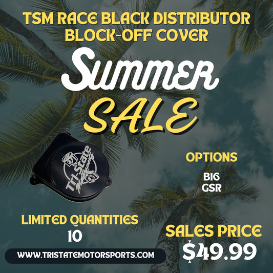 TSM Race - Black Distributor Block-Off Cover (B16/GSR)