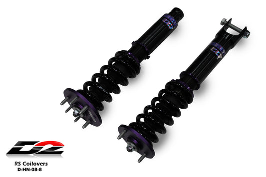 D2 Racing - RS Coilovers for 10-15 Honda Crosstour, FWD/AWD