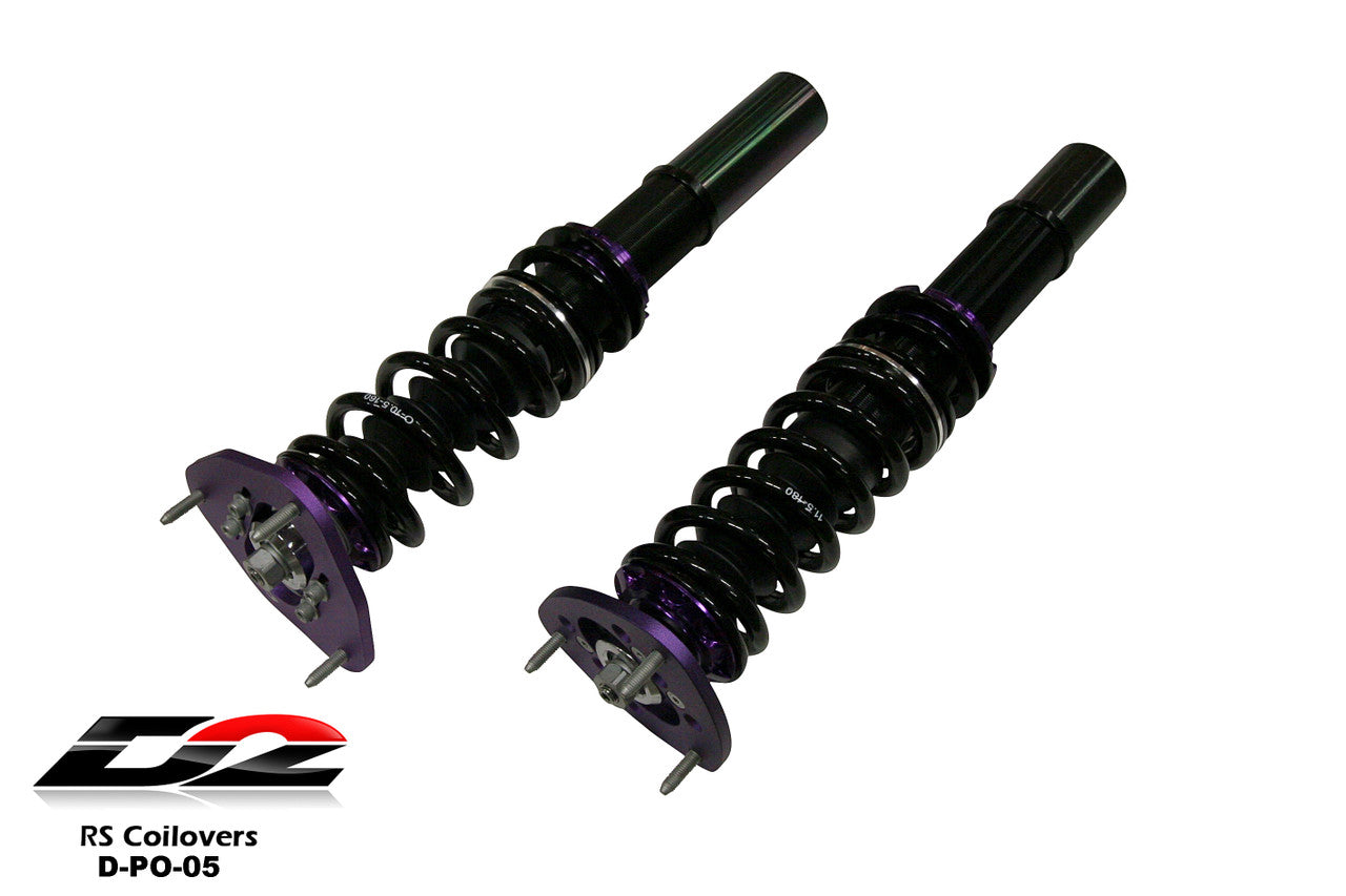 D2 Racing - RS Coilovers for 98-04 Porsche Boxster