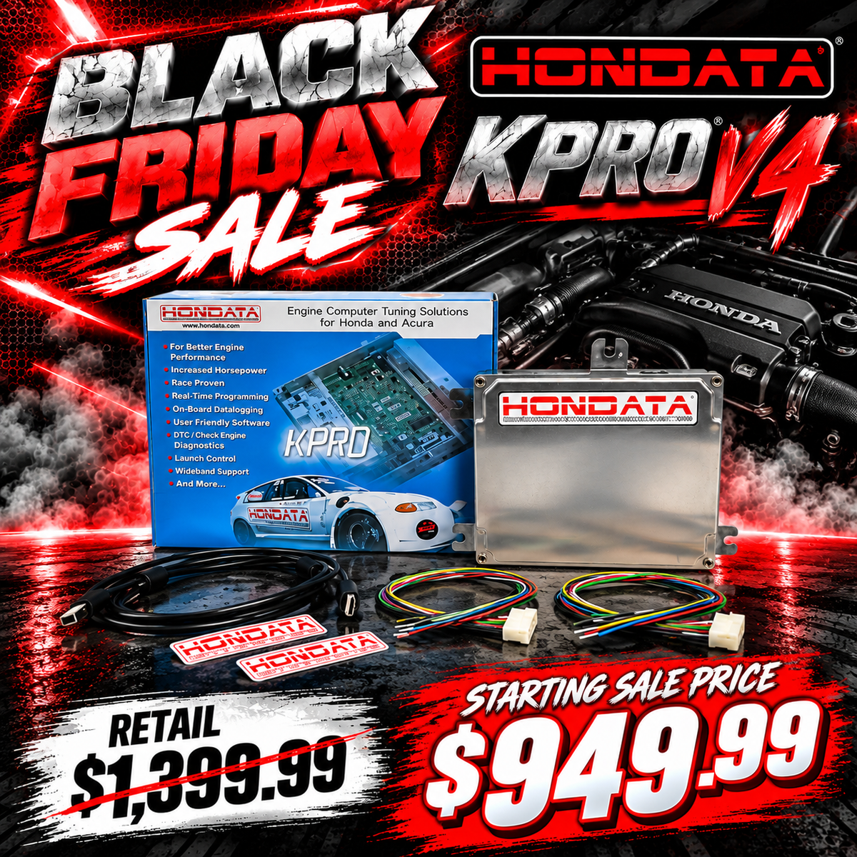 Black Friday Sale 2026 - Hondata Kpro V4