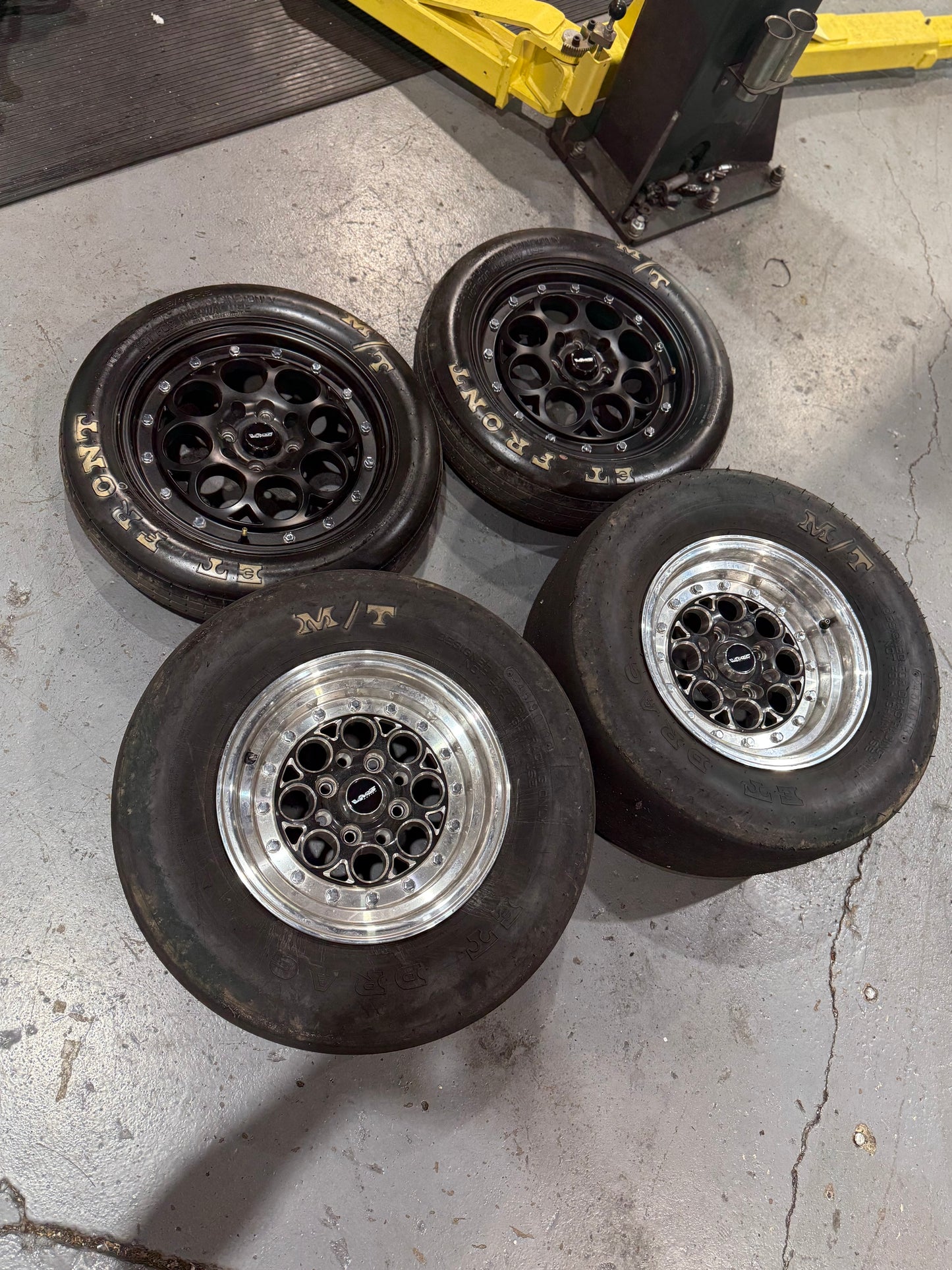Tsm Used Parts Collection - VMS Wheels Front & Rear W/Mickey Thompson Tires