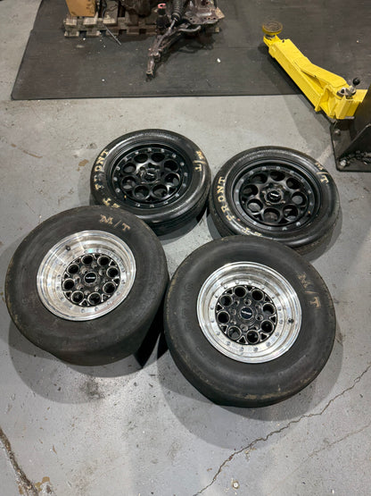 Tsm Used Parts Collection - VMS Wheels Front & Rear W/Mickey Thompson Tires
