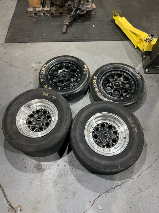 Tsm Used Parts Collection - VMS Wheels Front & Rear W/Mickey Thompson Tires