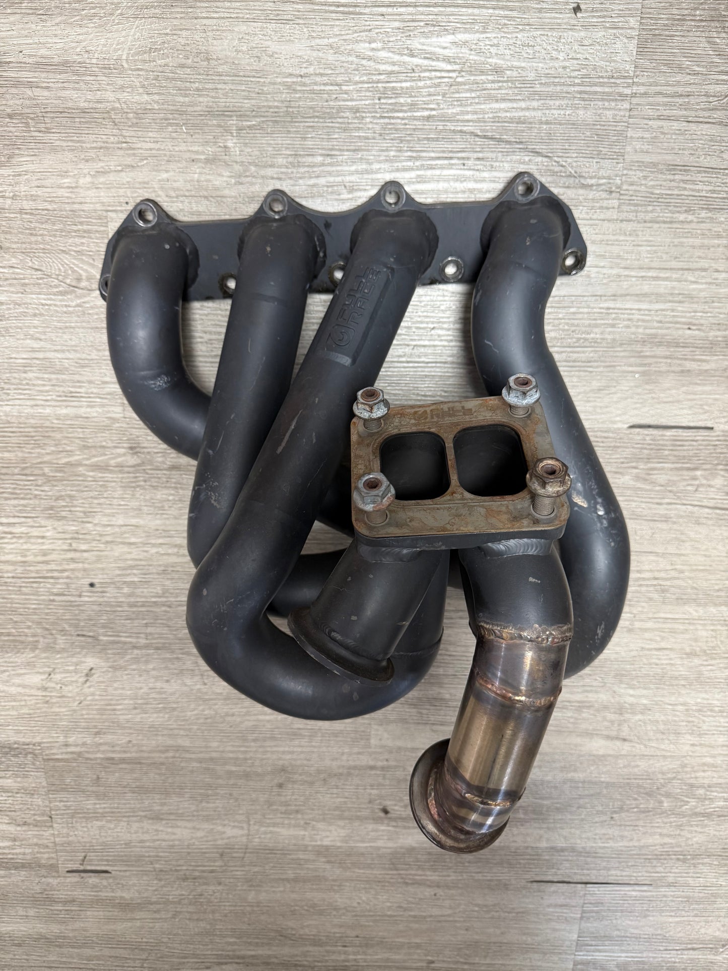 Tsm Used Parts Collection - Full-Race Dual Gated B-series Top Mount Turbo Manifold
