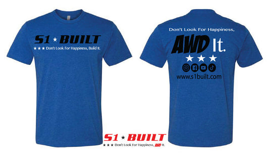 S1 Built - Short Sleeve T-shirts - East Coast Cruise - Blue