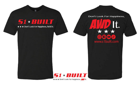S1 Built - Short Sleeves T-Shirts Black