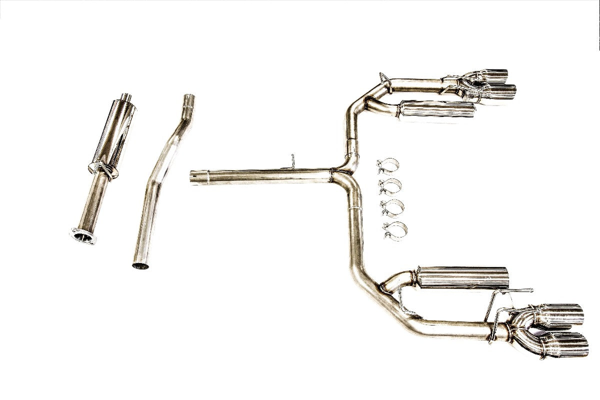 PLM - Camry XSE V6 3.5L Cat-Back Exhaust 2018-2022 - Quad Tips