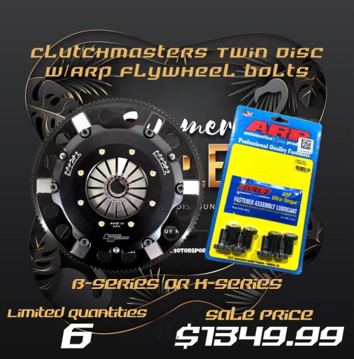Clutch Masters - Twin Disc w/ ARP Flywheel Bolts