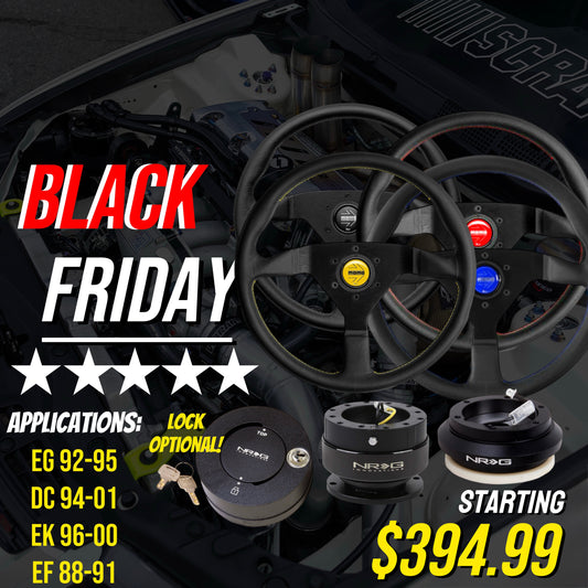 Black Friday Sale! - Momo Steering Wheel & Release Combo
