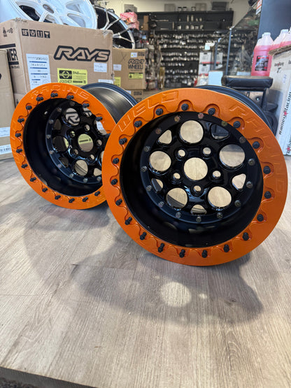 Tsm Used Parts Collection - Weld Wheels 13x10 5x100 Beadlock 5” Backspace