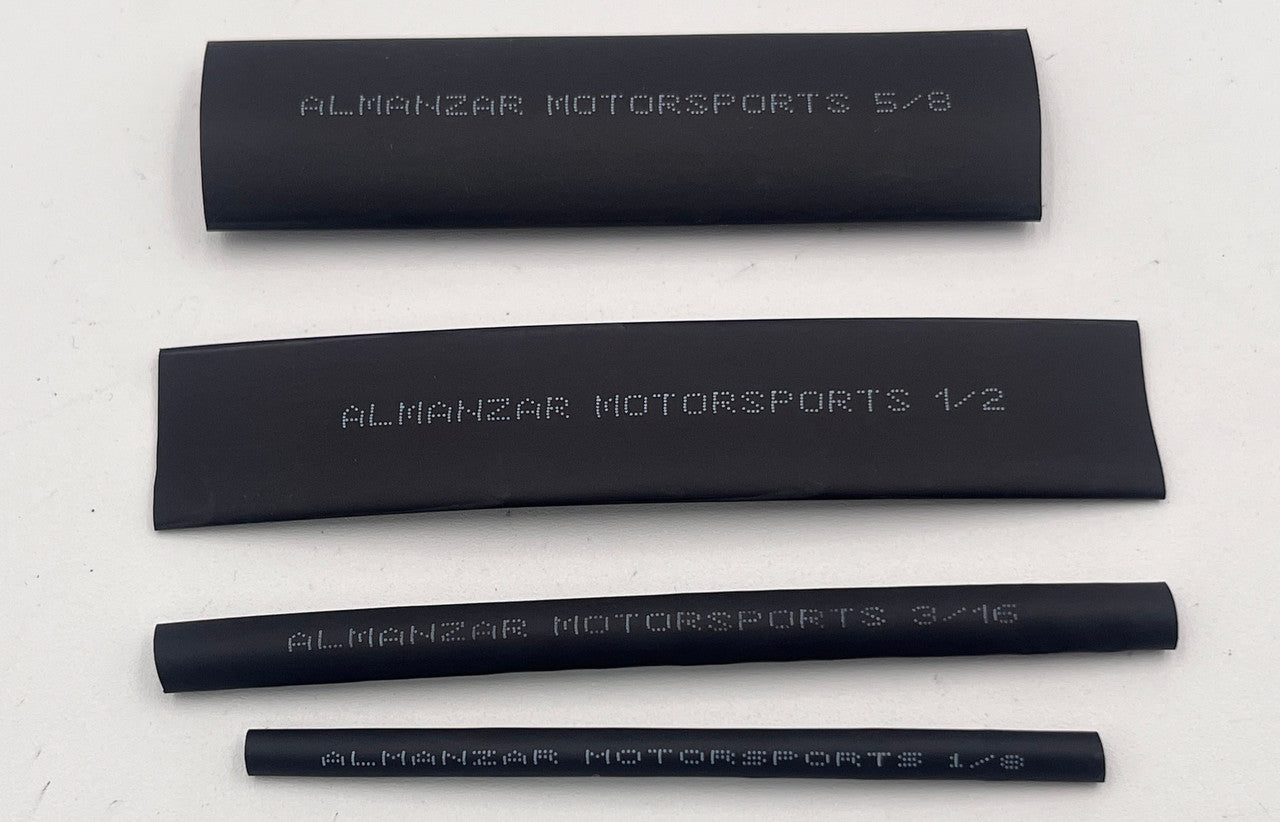 Delacruz Motorsports - Single Wall Heat Shrink 1/8" to 5/8" Per Foot