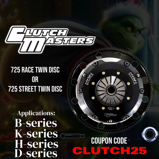 12 Days of Christmas Sale - Honda/Acura Clutchmasters 725 Street&Race Twin Disc