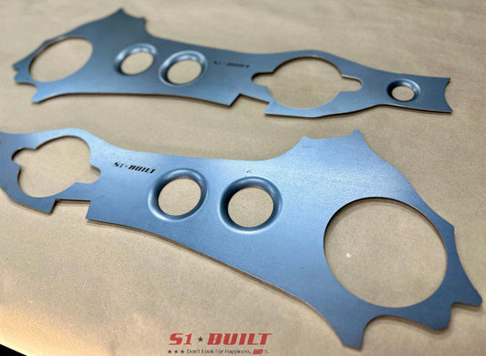 S1 Built - DIY Gusset Plates - OEM Arms