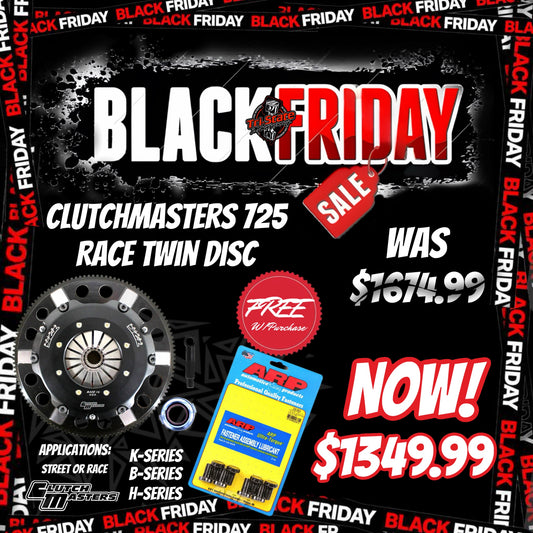 Black Friday - Clutch masters  725 Race and Street Twin Disc (B, K, or H-Series)