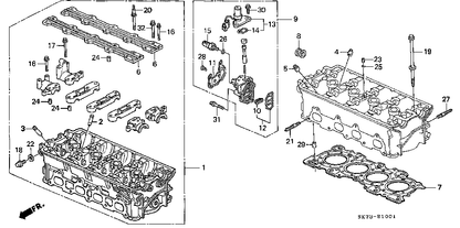 Honda - Cam Cap Bolt (6x45)