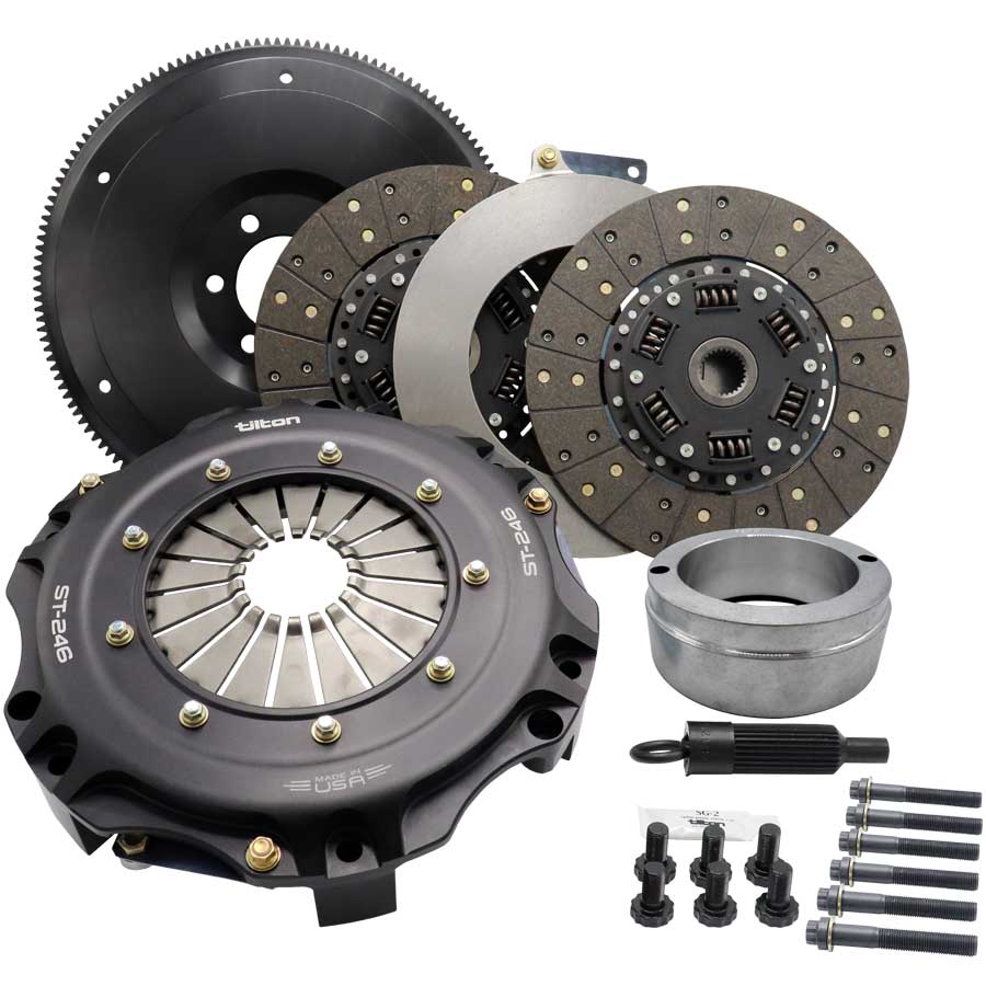 ST-246 TWIN DISC CLUTCH KIT, ORGANIC DISCS, DODGE CHALLENGER SRT/HELLCAT (2008-ON)