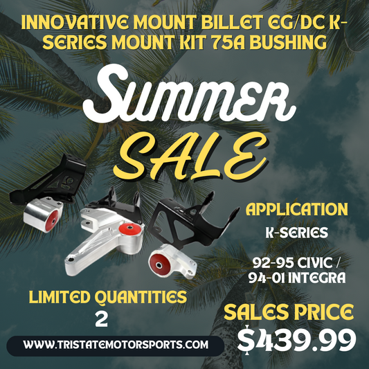 Innovative Mounts - Billet K-Series Mount Kit 92-95 Civic/94-01 Integra 75A Bushing