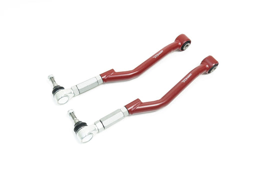 TruHart - Rear Toe Control Arms Red For 14+ Lexus IS, RWD 13+ Lexus GS RWD 15+ Lexus RC