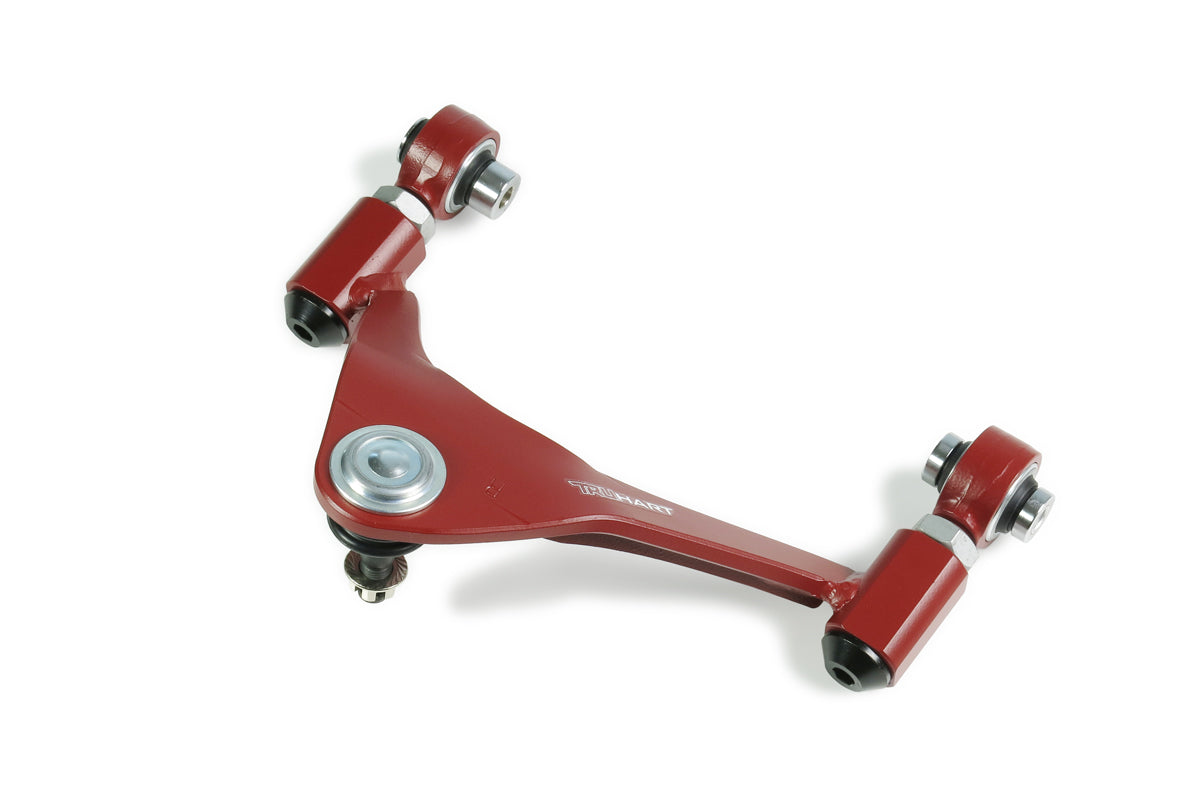TruHart - Front Upper Camber Arms w/ Pillowball Bushings Negative Camber Red For 98-05 Lexus GS300 / GS400/ GS430 01-10 Lexus SC430