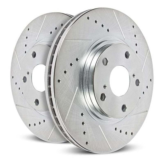 Power Stop 20-23 Subaru Outback Front Drilled & Slotted Rotor - Pair