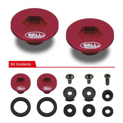 Bell SV (SE07/SE077/SE06) Pivot Kit - Red