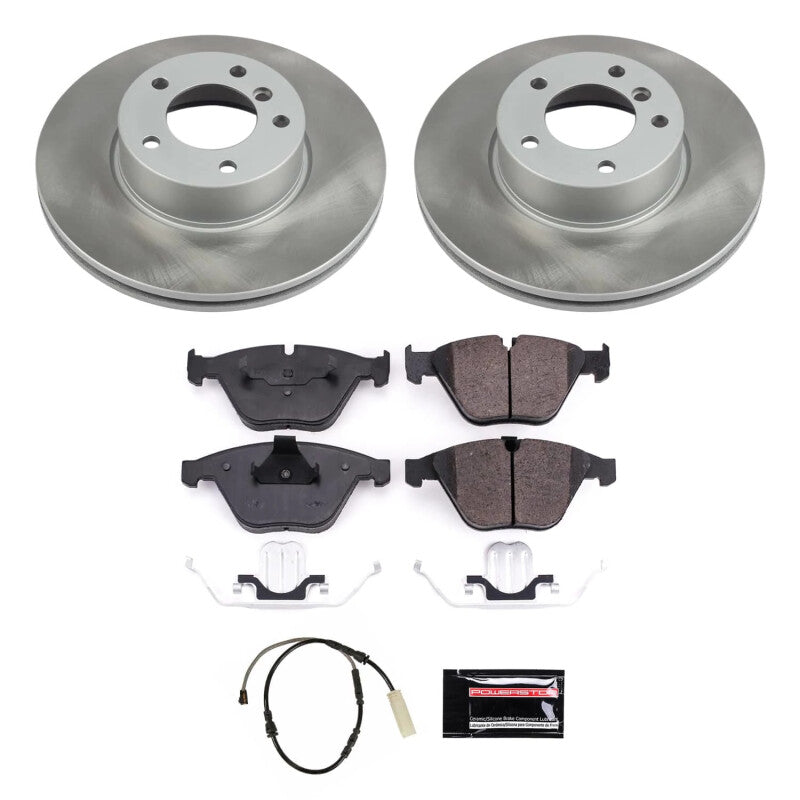 Power Stop 13-15 BMW X1 Front Semi-Coated Rotor Kit