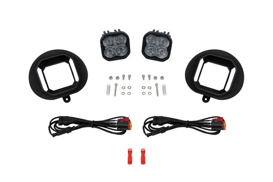 Diode Dynamics 02-08 Dodge Ram 1500/2500/3500/ Durango SS3 LED Foxbeam Fog Light Kit