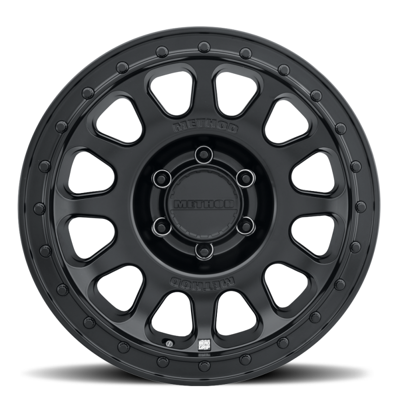 Method MR709 HD Bead Grip 20x 9in / ET12 / 6x135 BP / 87mm Bore - Black Wheel