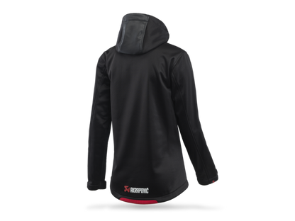 Akrapovic Womens Corpo Softshell Jacket Black - L