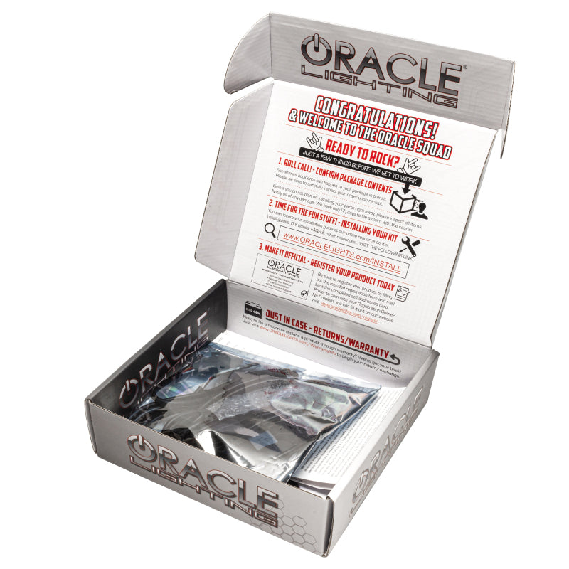 Oracle 11-13 Dodge Durango Surface Mount LED Fog Light Halo Kit - Red