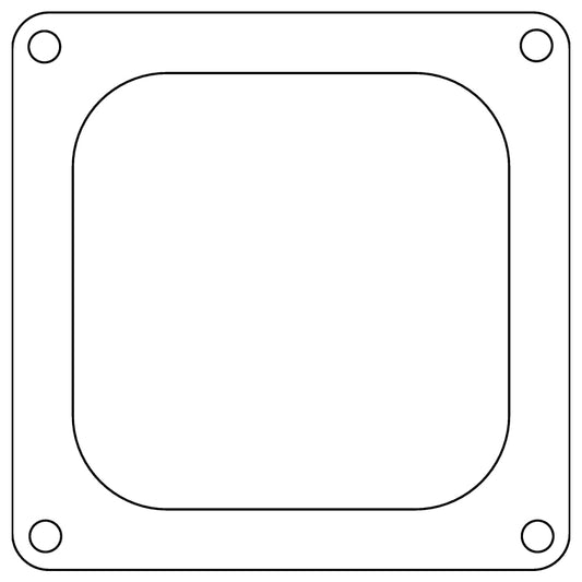 Cometic Holley 4500 Dominator .047in Fiber Carburetor Gasket - 4.775in x 4.775in - Open Plenum