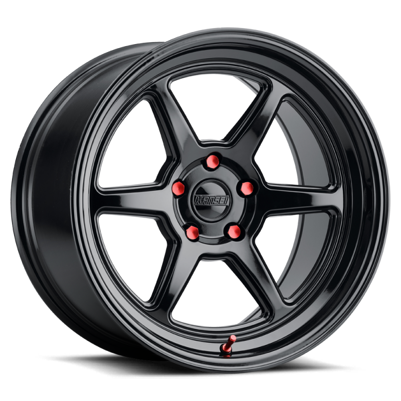 Kansei K14B Roku 18x9.5in / 5x100 BP / 22mm Offset / 66.56mm Bore - Gloss Black Wheel