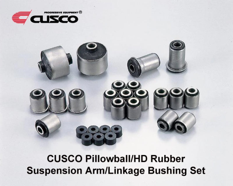 Cusco 01-07 GDB STi Front Outer/Rear Outer/Rear Body-Side Pillowball-Type Lateral Link Bushings