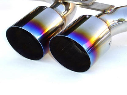 Invidia 03-04 Mini Cooper S 60mm (80mm tip) Titanium Tip Cat-back Exhaust *OVERSIZE SHIPPING*