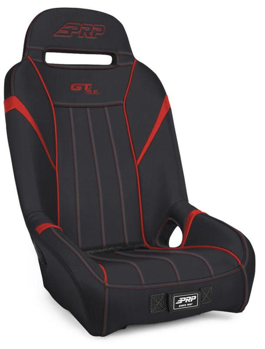 PRP GT/S.E. Rear Suspension Seat- Black/Red