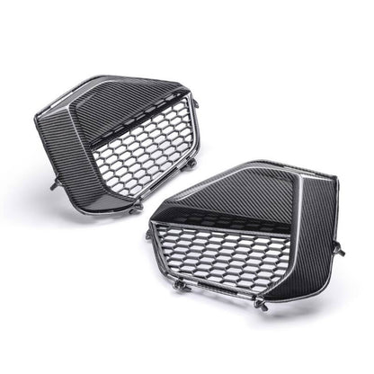 Anderson Composites 2024 Ford Mustang GT Carbon Fiber Front Bumper Inserts