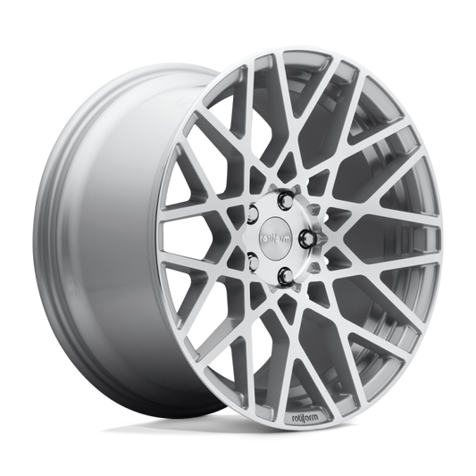 Rotiform R110 BLQ Wheel 19x8.5 5x100 35 Offset - Gloss Silver Machined