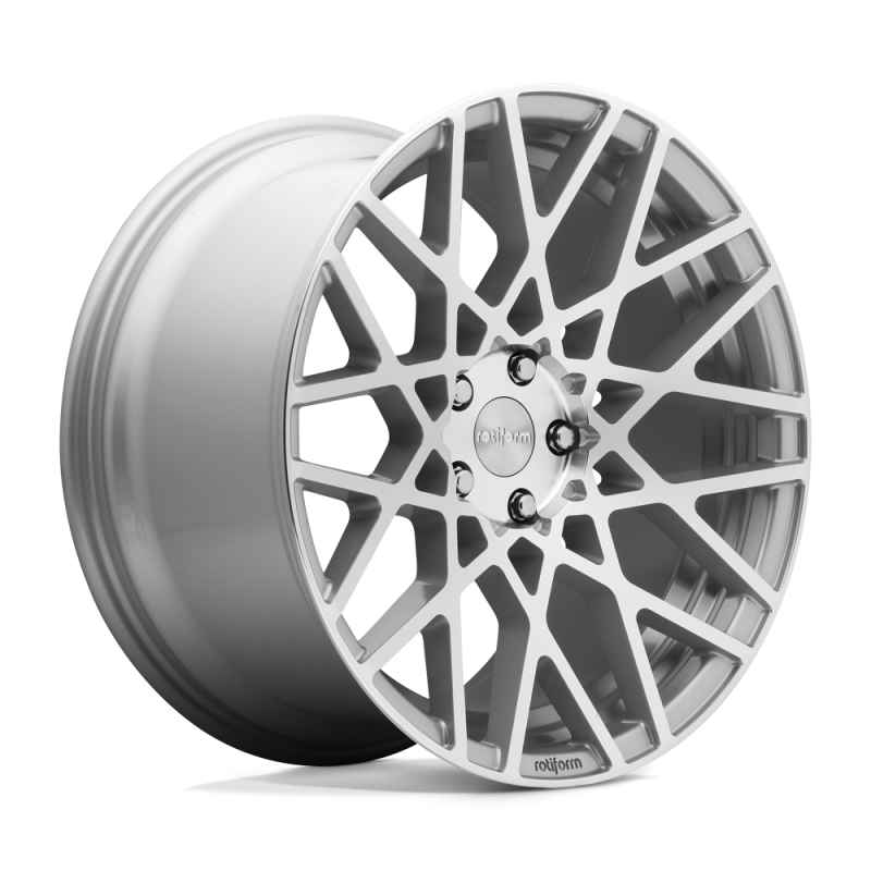 Rotiform R110 BLQ Wheel 18x8.5 5x112 35 Offset - Gloss Silver Machined