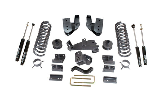 MaxTrac 14-18 RAM 2500 4WD 6in/3in MaxPro Coil Lift Kit w/Radius Arm Brkts & MaxTrac Shocks
