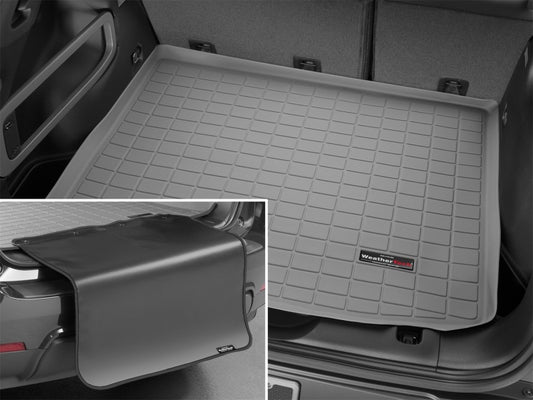 WeatherTech 25-26 Polestar 3 Behind 2nd Row Seating Cargo Liner w/ Bumper Protector - Grey