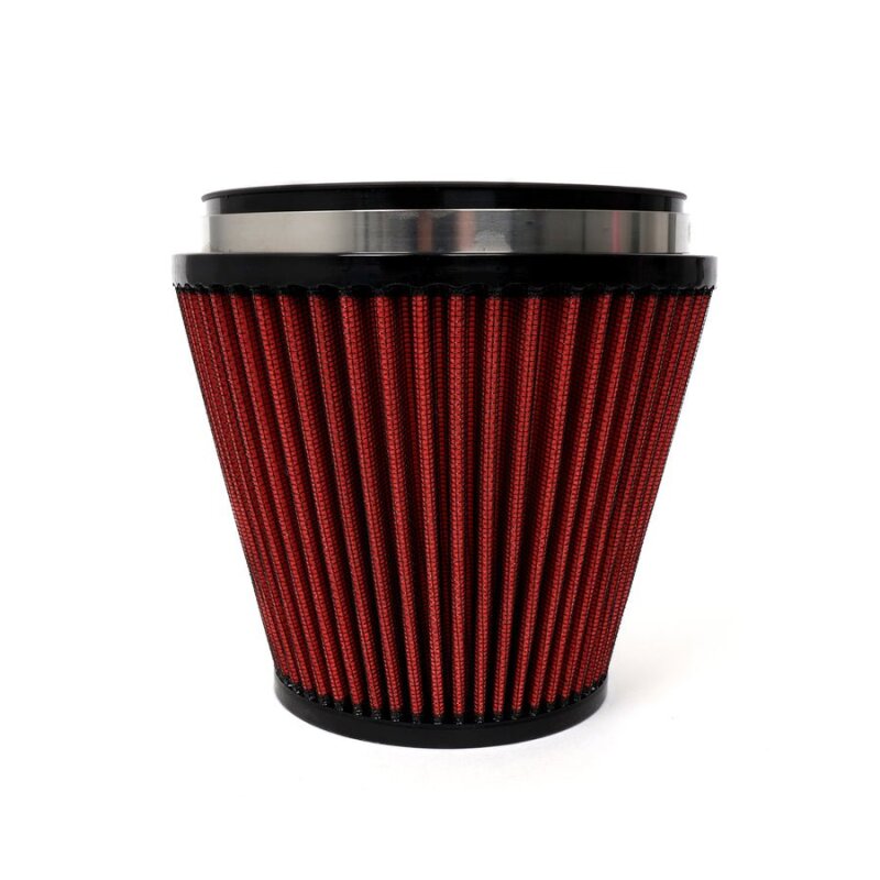 BLOX Racing Performance Filter Kit w/ 3.5inch Velocity Stack Black Filter and 3.5inch Silicone Hose