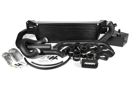 PERRIN 15-21 Subaru STI Front Mount Intercooler Boost Tubes + Hardware - Black Tubes