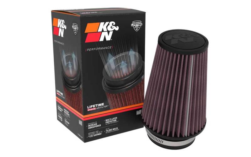 K&N Universal Clamp-On Air Filter