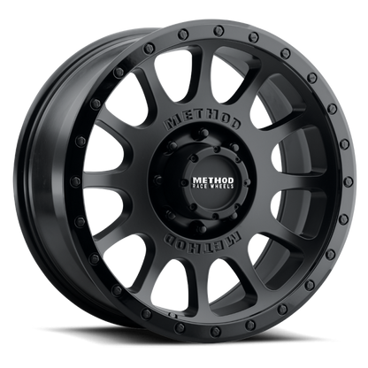 Method MR305 NV 20x9 18mm Offset 8x6.5 130.81mm CB Double Black Wheel