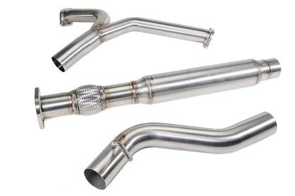 PERRIN 22-25 Subaru WRX Stainless Steel Midpipe w/Resonator 3in. (Fits OEM/Aftermarket Mufflers)
