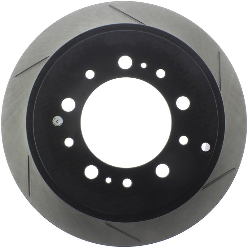 StopTech Sport Slot 08-13 Lexus LX450/470/570 / 07-12 Toyota Tundra Slotted Left Rear CRYO Rotor