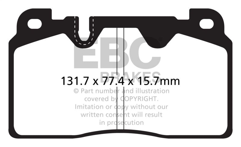 EBC S8 Brake Pad and Rotor Kit
