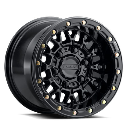 Raceline A15 Omega 15x10in / 4x137 BP / 10mm Offset / 110.18mm Bore - Gloss Black