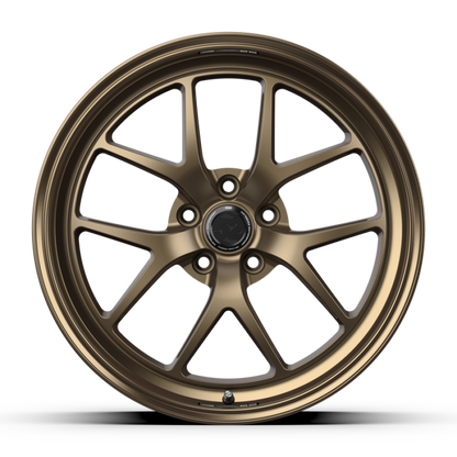 fifteen52 Sector RSR 19x9.5 5x114.3 38mm ET 73.1mm Center Bore Matte Bronze w/ Gloss Lip